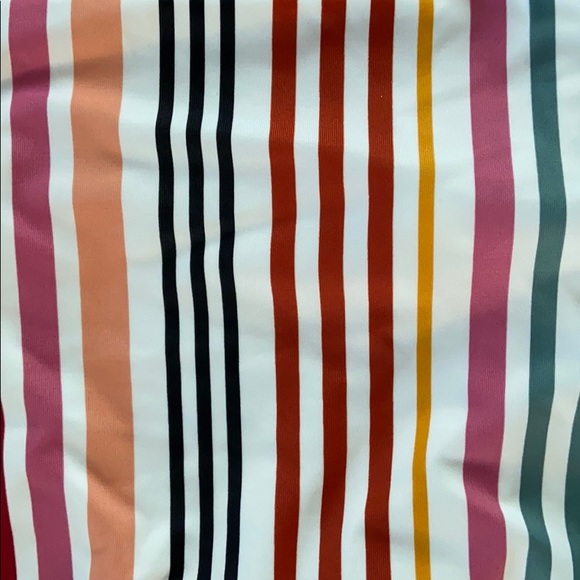 Madewell Tank One-Piece Swimsuit in Rainbow Stripe - Picture 7 of 8